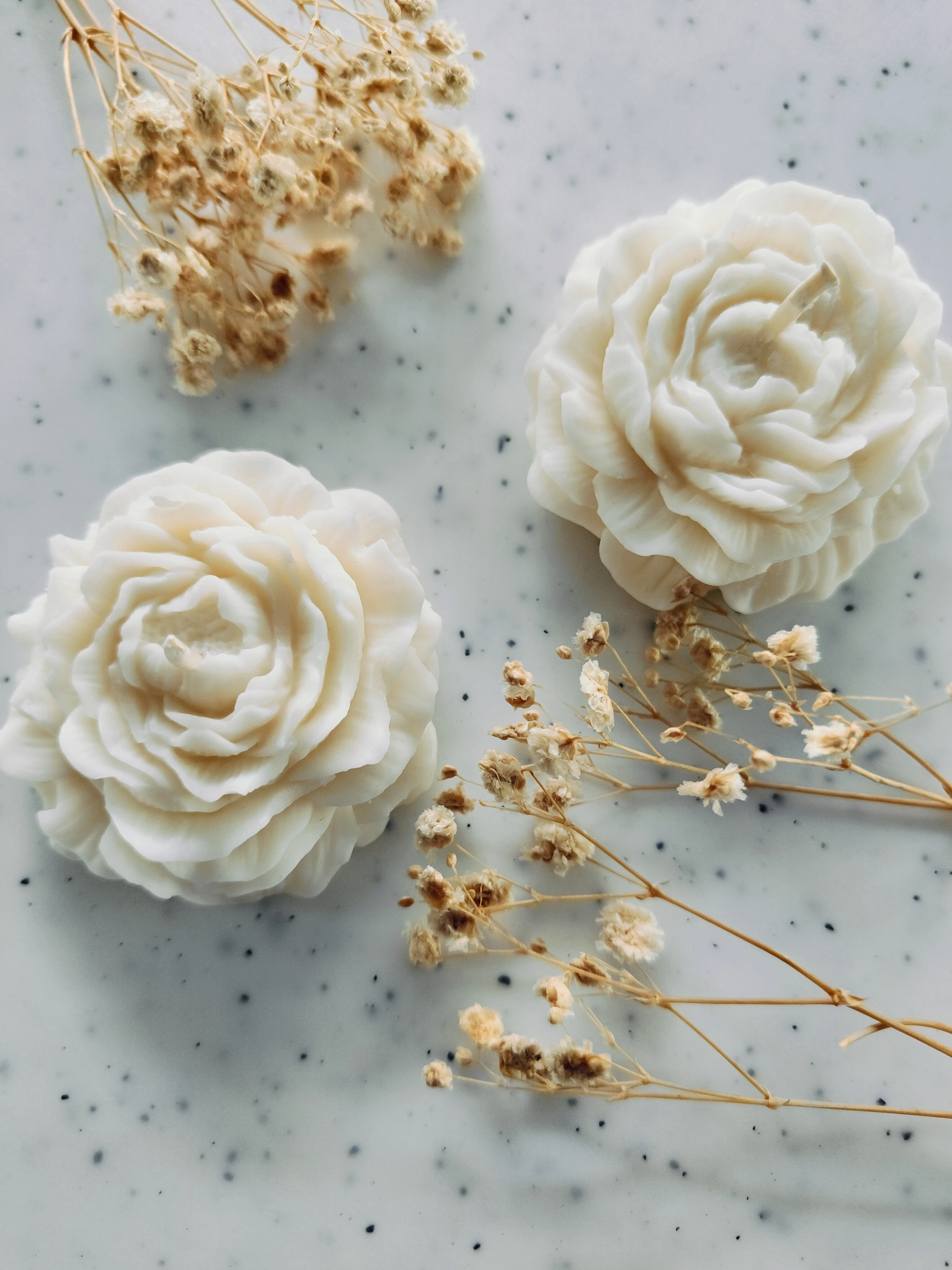 Świeca sojowa mała piwonia